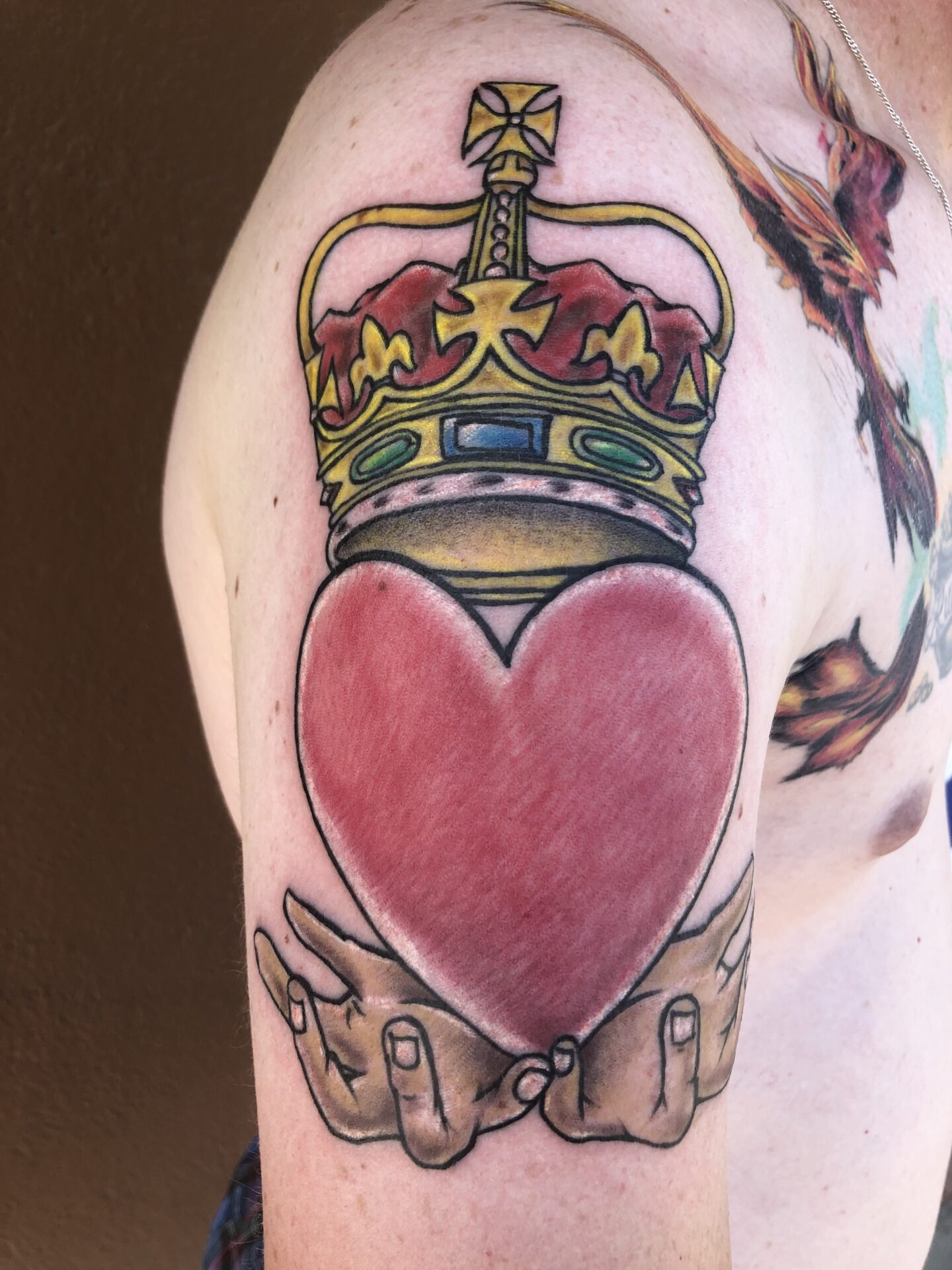 Hands Heart Crown