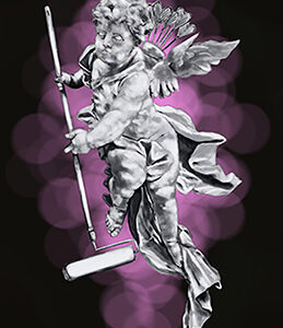 Cupid Cherub Purple