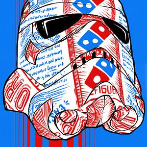 Dominos Trooper Print